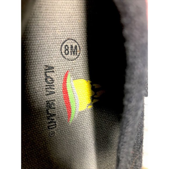 Aloha Island Shoes Woman’s Black Size 8  Casual Canvas Sneeker - Picture 9 of 9